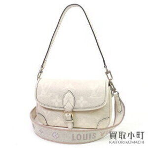 Louis Vuitton Diane Cream Monogram Empreinte Cream Crossbody Shoulder Bag